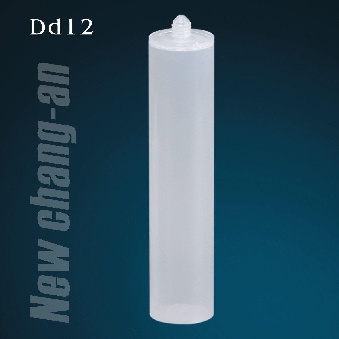300 мл пустой прозрачный полипропиленовый пластиковый картридж для силиконового герметика Dd12